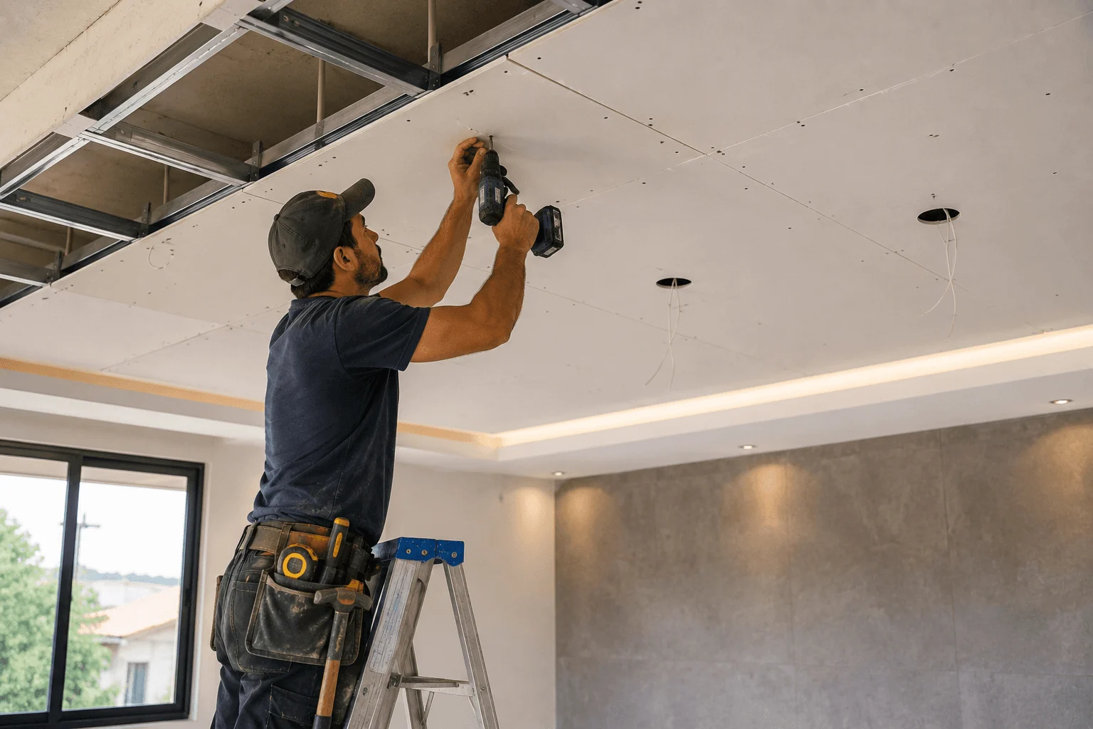 gesseiro-instalando-forro-de-gesso-em-birigui