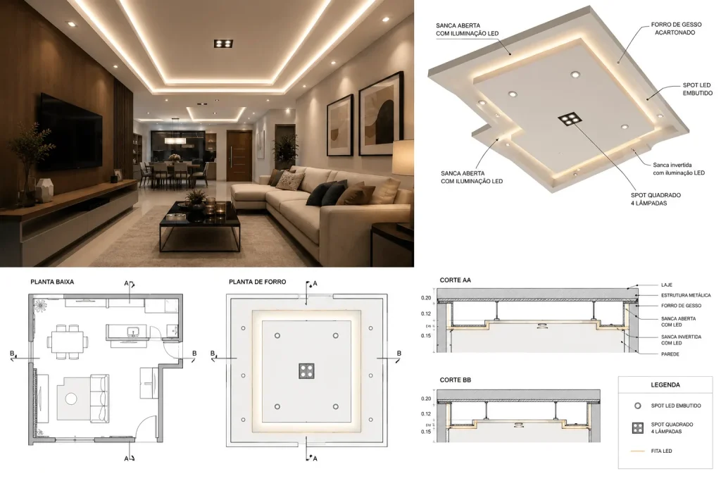 projeto-de-gesso-em-Lins-com-detalhamento-tecnico-de-forro-iluminacao-em-LED-e-planta-de-execucao