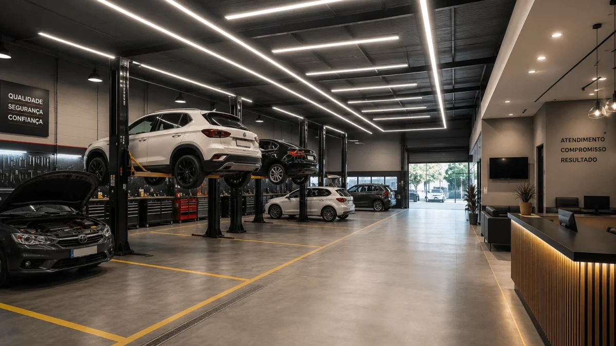 oficina-automotiva-moderna-com-iluminacao-em-led-e-forro-planejado-em-aracatuba.
